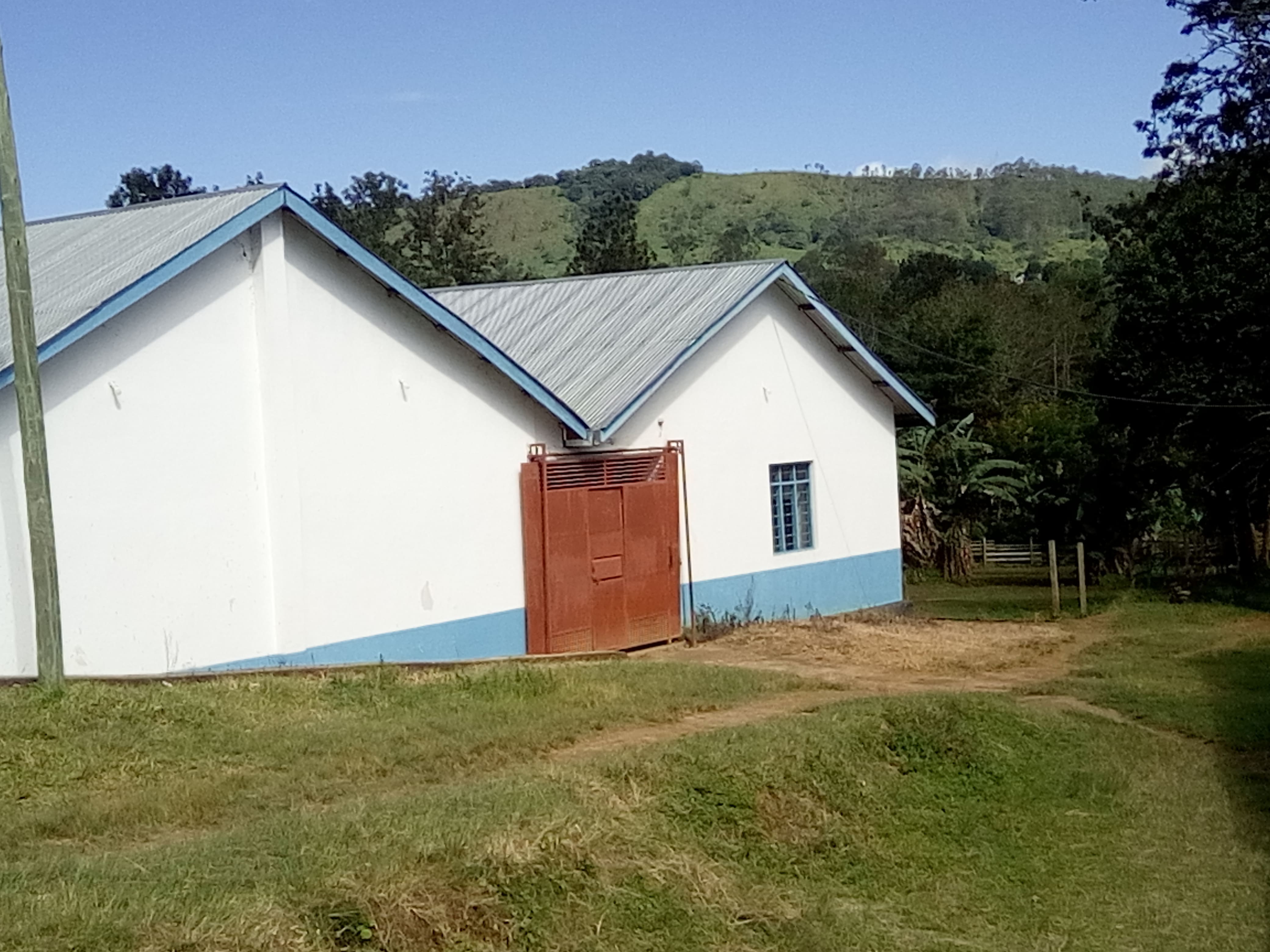This is the building of computers at Kasita seminary